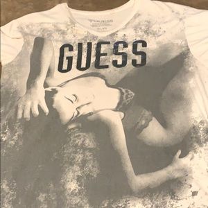 Guess T-shirt bought it to tie an look cute